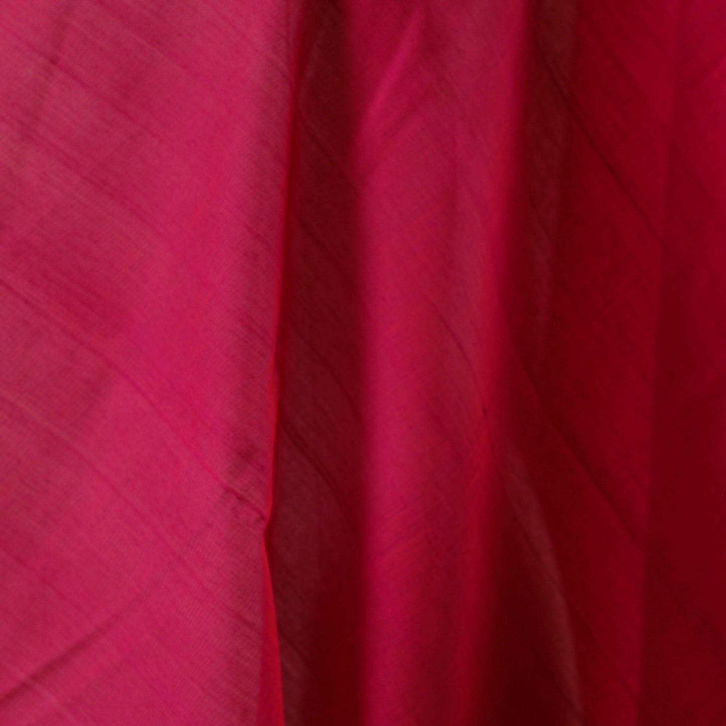 Red - handloom cotton mangalagiri fabric with zari border