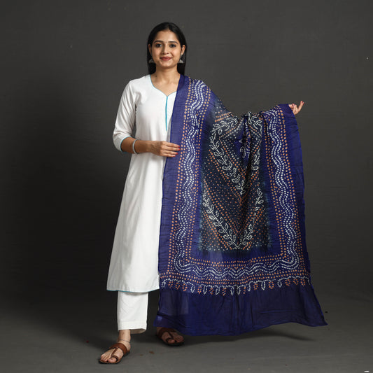 Kutch Tie-Dye Cotton Bandhani Dupatta 73