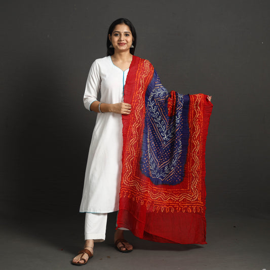 Kutch Tie-Dye Cotton Bandhani Dupatta 75