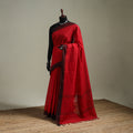 Red - Kanchipuram Buti Cotton Saree with Border 26