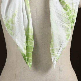 Shibori Tie-Dye Cotton Brooch Scarf 14