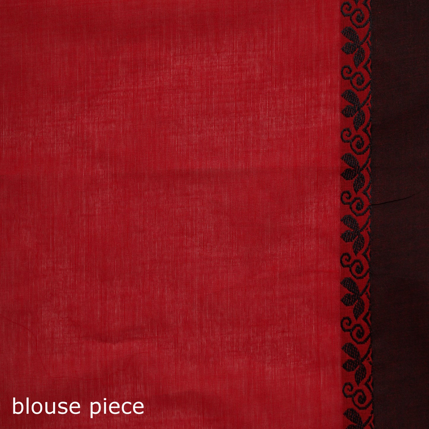 Red - Kanchipuram Buti Cotton Saree with Border 26