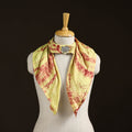 Shibori Tie-Dye Cotton Brooch Scarf 17