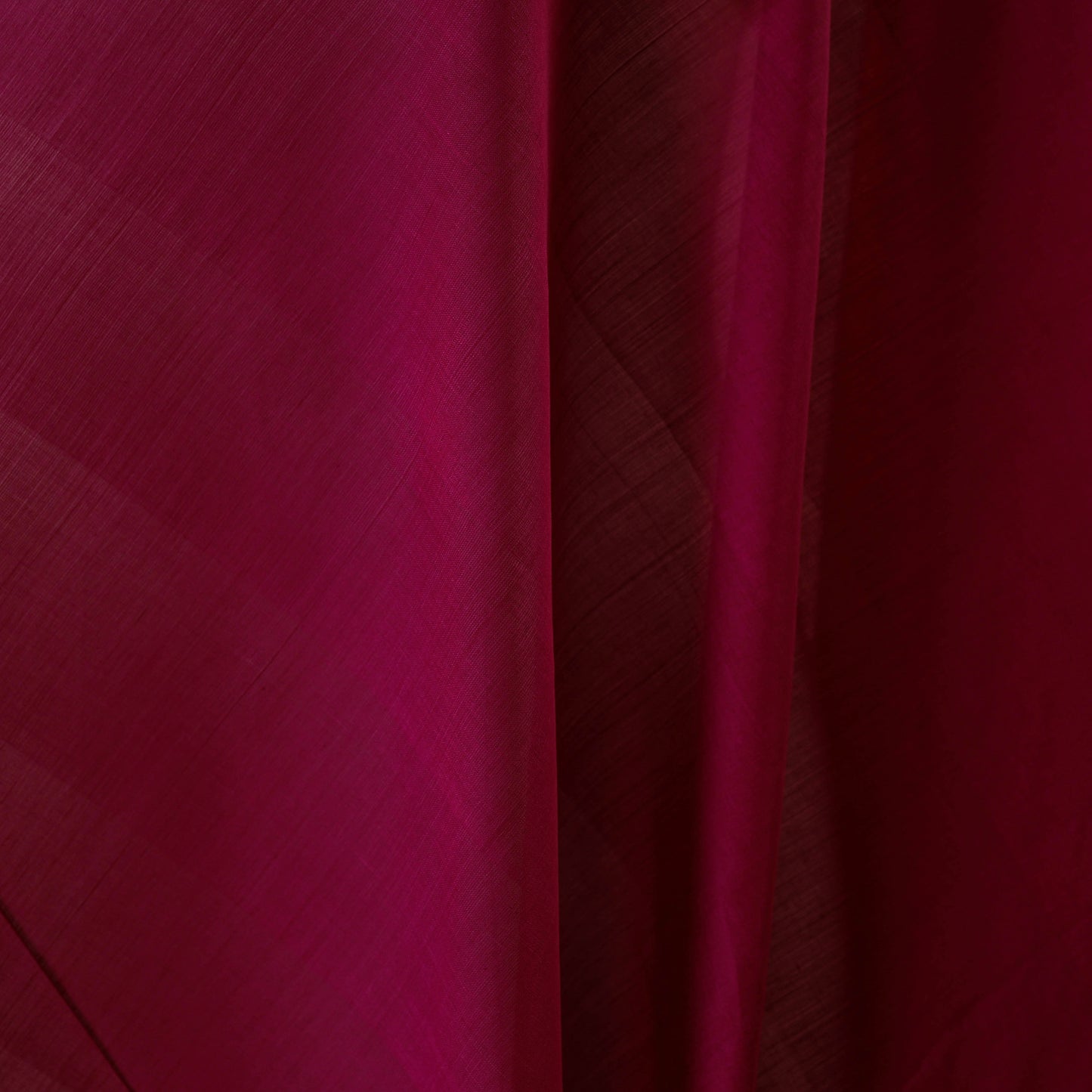 Purple - handloom cotton mangalagiri fabric with zari