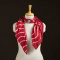 Shibori Tie-Dye Cotton Brooch Scarf 23