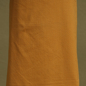 Yellow 2pc Unstitched Plain Dress Material with Jewellery Set