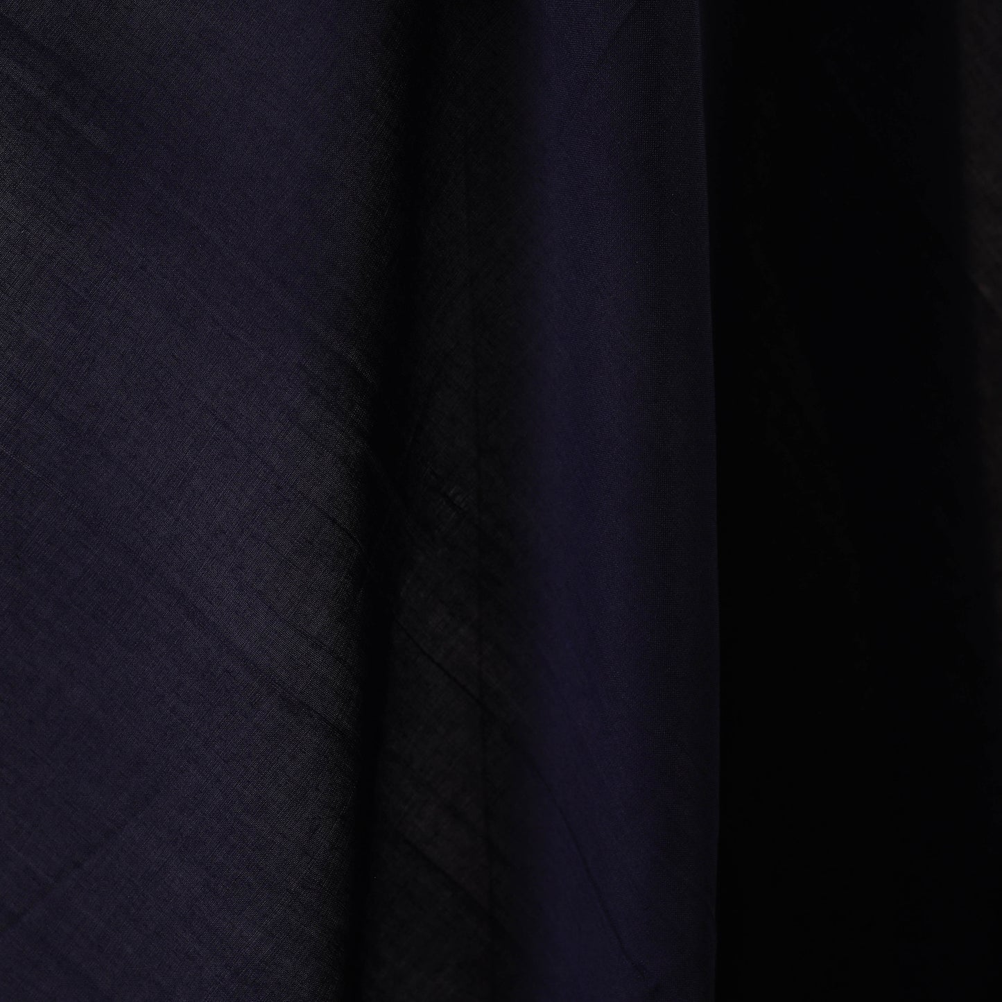 Blue - handloom cotton mangalagiri fabric with zari border