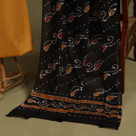 Yellow 2pc Unstitched Plain Dress Material with Jewellery Set