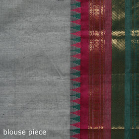 Grey - Kanchipuram Buti Cotton Saree with Border 33