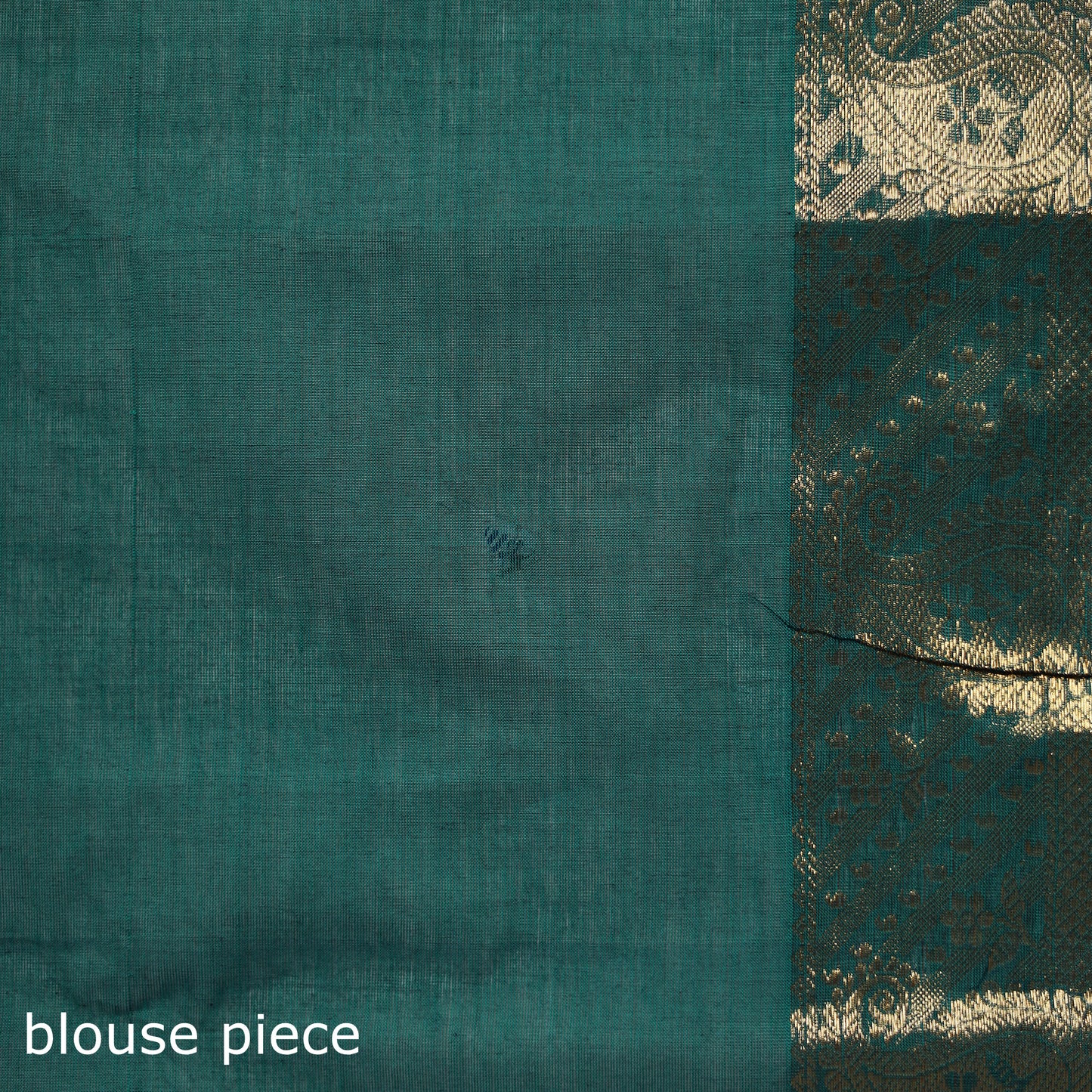 Green - Kanchipuram Buti Cotton Saree with Border 34