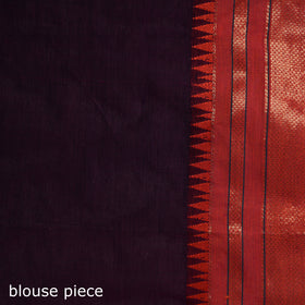 Purple - Chettinad Woven Cotton Saree with Border 01