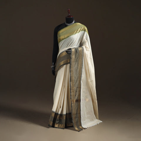 Chettinad Woven Cotton Saree with Border 02