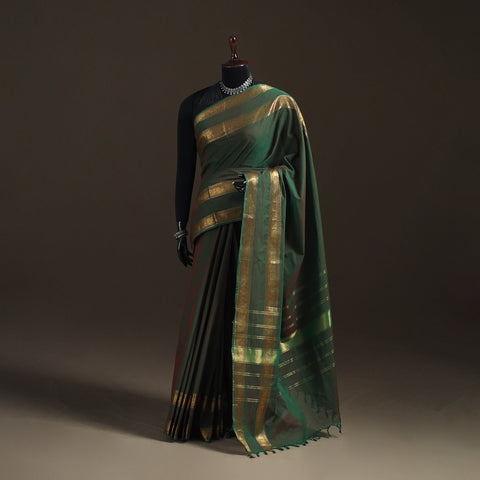 Chettinad Woven Cotton Saree with Border 09