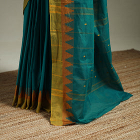 Green - Kanchipuram Buti Cotton Saree with Border 44