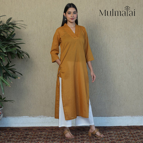 plain cotton kurta