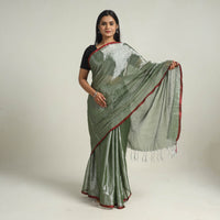 Bengal Fine Tissue Zari Saree 09