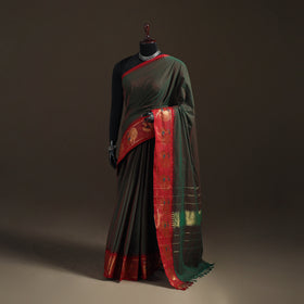 Chettinad Woven Cotton Saree with Border 11