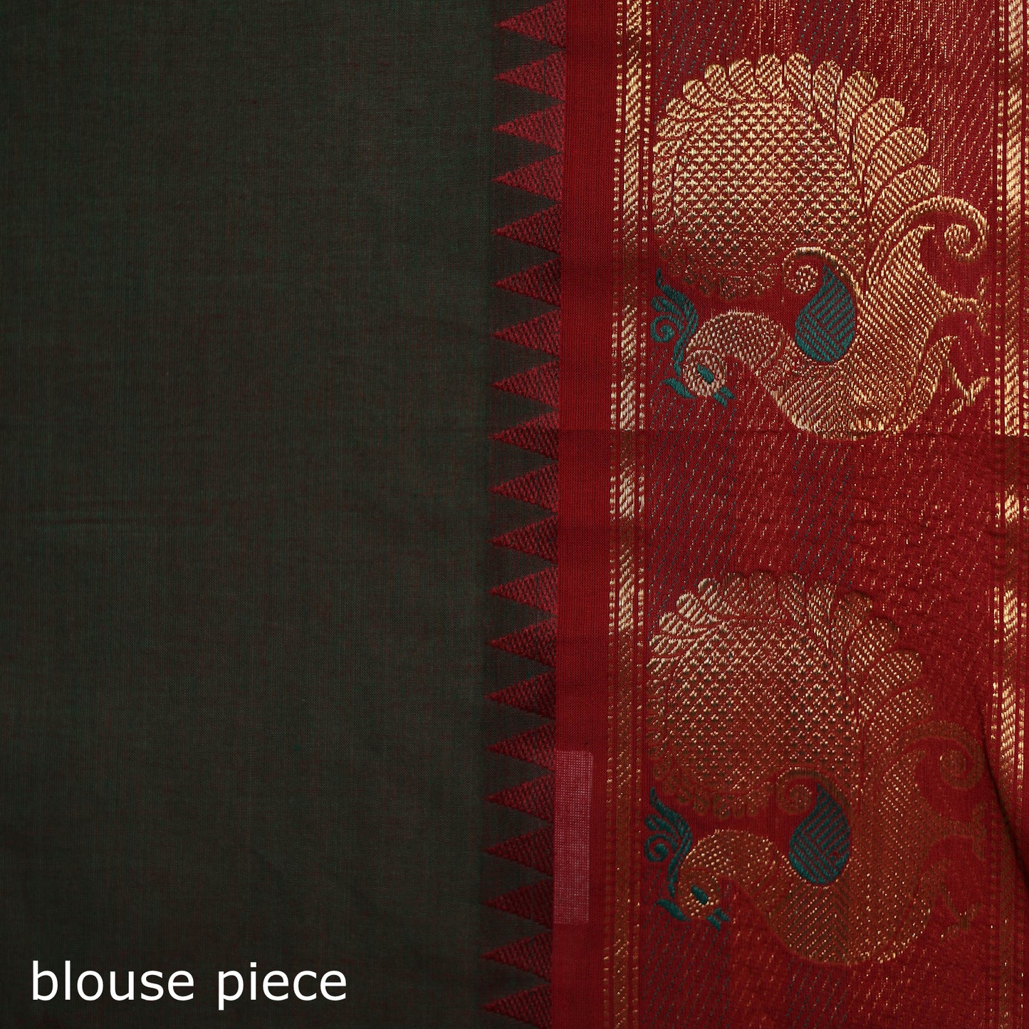 Chettinad Woven Cotton Saree with Border 11