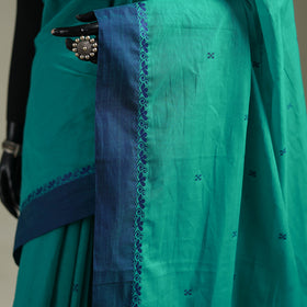 Green - Kanchipuram Buti Cotton Saree with Border 47