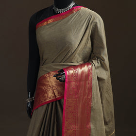 Chettinad Woven Cotton Saree with Border 12