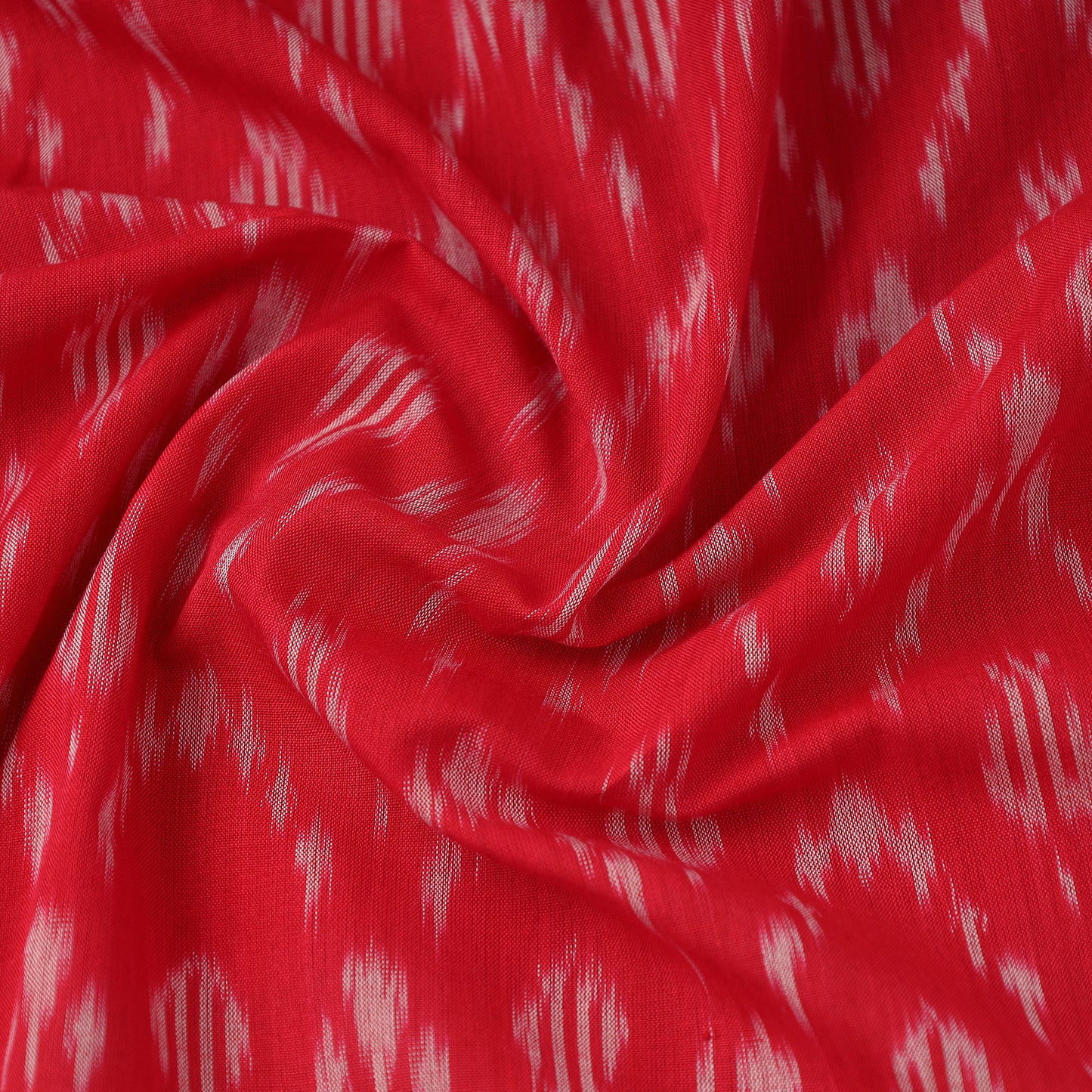 Handloom Mercerized Cotton Pochampally Ikat Fabric