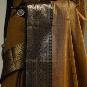 Yellow - Kanchipuram Buti Cotton Saree with Border 49