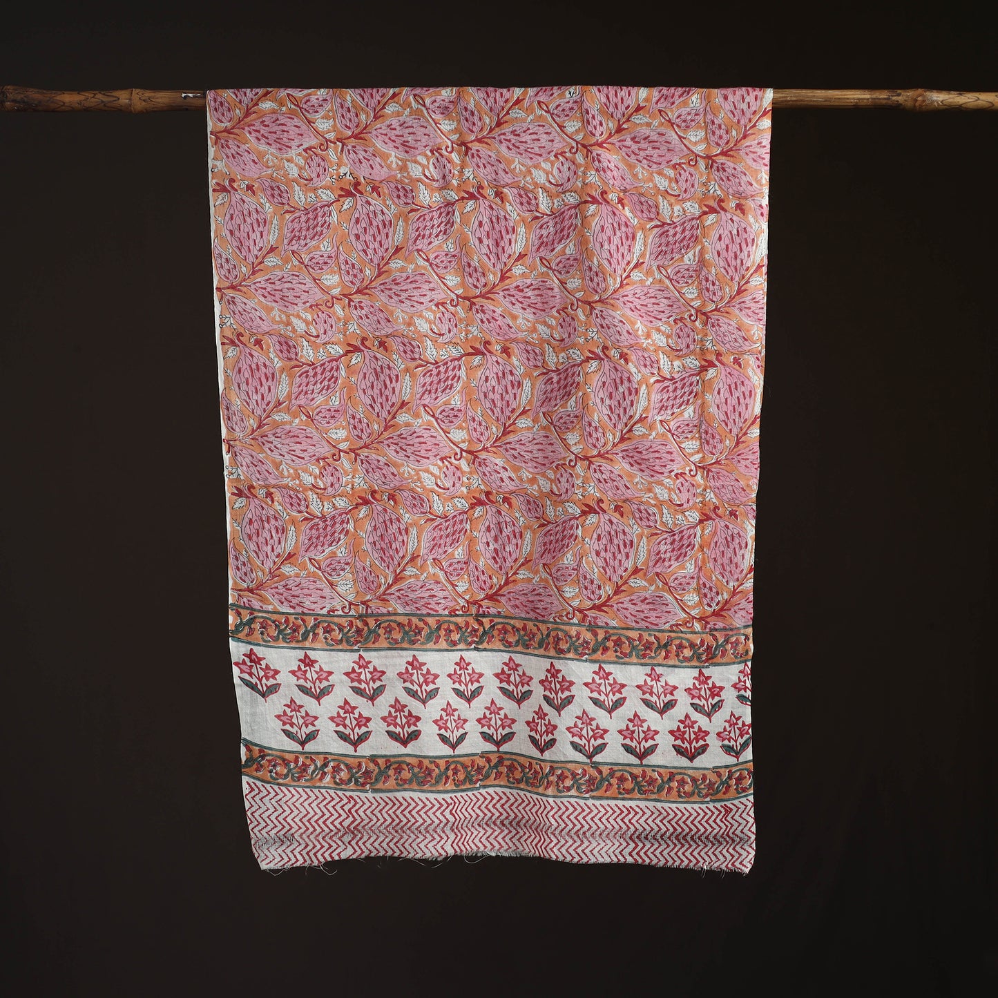 Sanganeri Hand Block Print Pure Merino Wool Stole 26