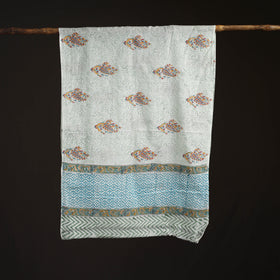 Sanganeri Hand Block Print Pure Merino Wool Stole 27