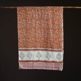 Sanganeri Hand Block Print Pure Merino Wool Stole 29