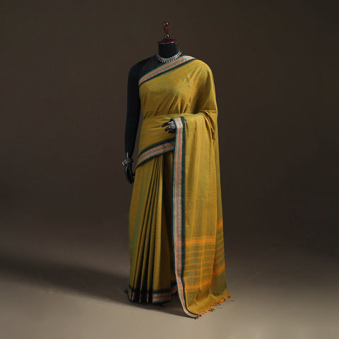 Chettinad Woven Cotton Saree with Border 17