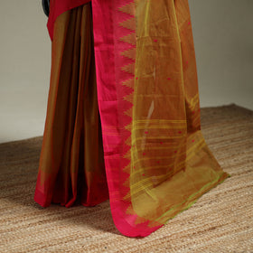 Yellow - Kanchipuram Buti Cotton Saree with Border 50