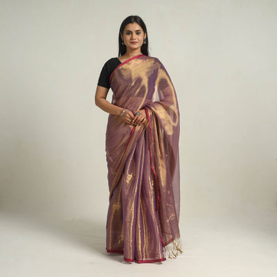 Bengal Fine Tissue Zari Saree 13