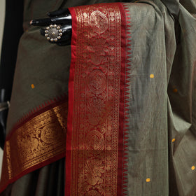 Green - Kanchipuram Buti Cotton Saree with Border 51