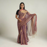 Bengal Fine Tissue Zari Saree 13