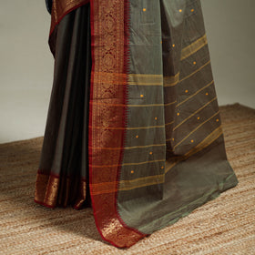 Green - Kanchipuram Buti Cotton Saree with Border 51
