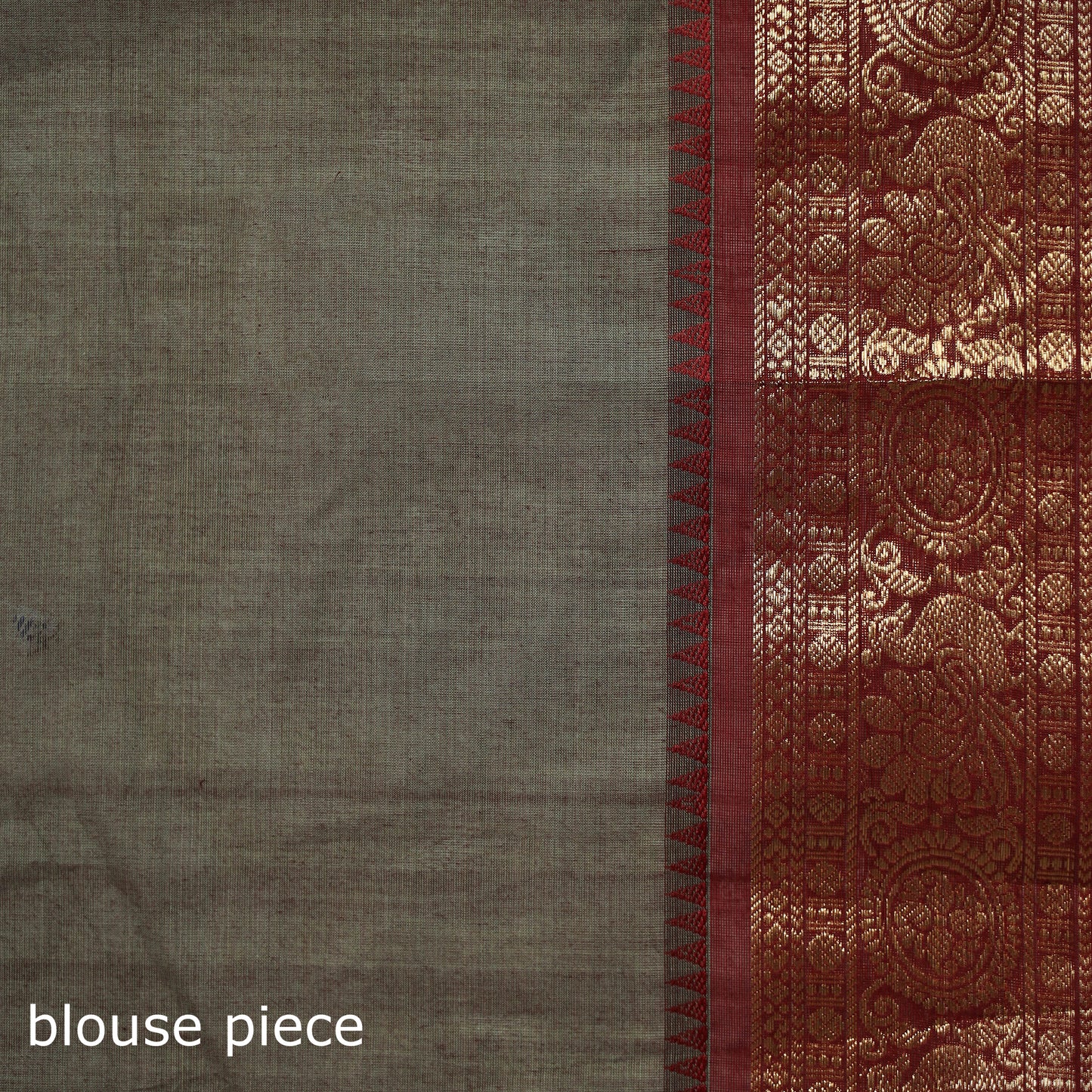 Green - Kanchipuram Buti Cotton Saree with Border 51
