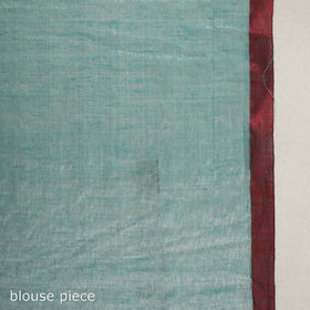  Blue Bengal Fine Tissue Zari Saree 