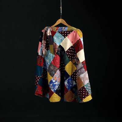 Tukdi Kaam Patchwork Cotton Wrap Around Skirt 06