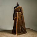 Brown - Kanchipuram Buti Cotton Saree with Border 54