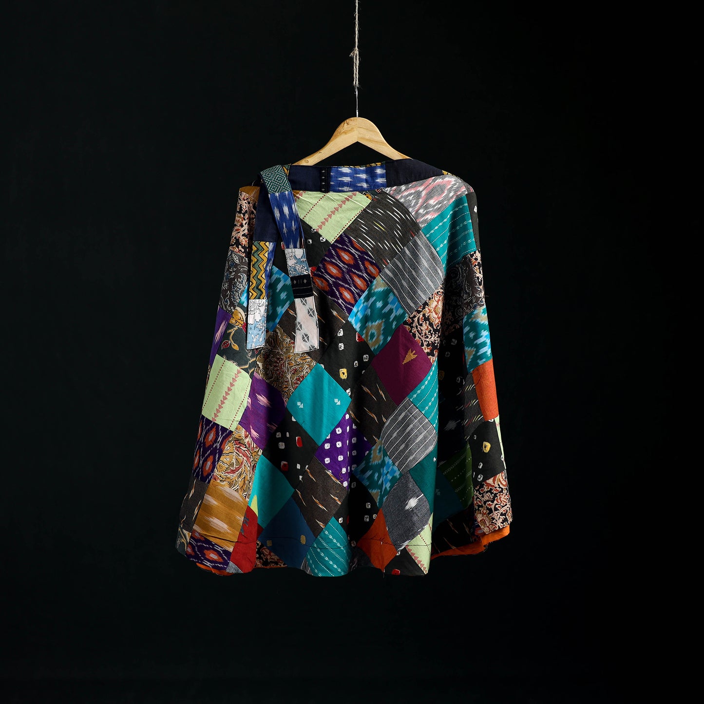Tukdi Kaam Patchwork Cotton Wrap Around Skirt 01