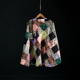 Tukdi Kaam Patchwork Cotton Wrap Around Skirt 05