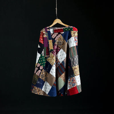 Tukdi Kaam Patchwork Cotton Wrap Around Skirt 07