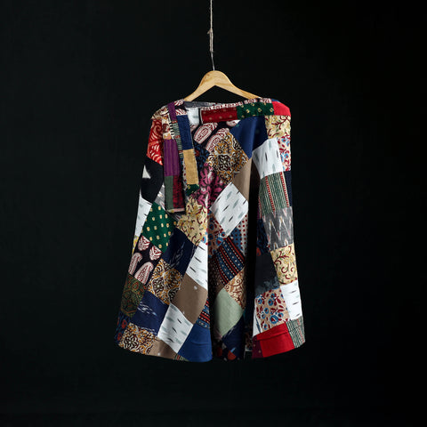 Tukdi Kaam Patchwork Cotton Wrap Around Skirt 07