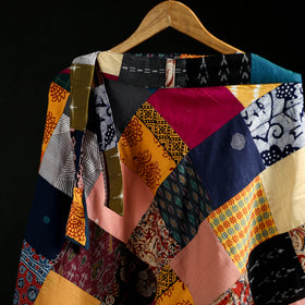 Tukdi Kaam Patchwork Cotton Wrap Around Skirt 08
