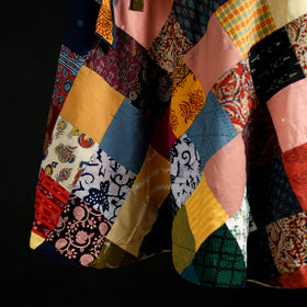 Tukdi Kaam Patchwork Cotton Wrap Around Skirt 08