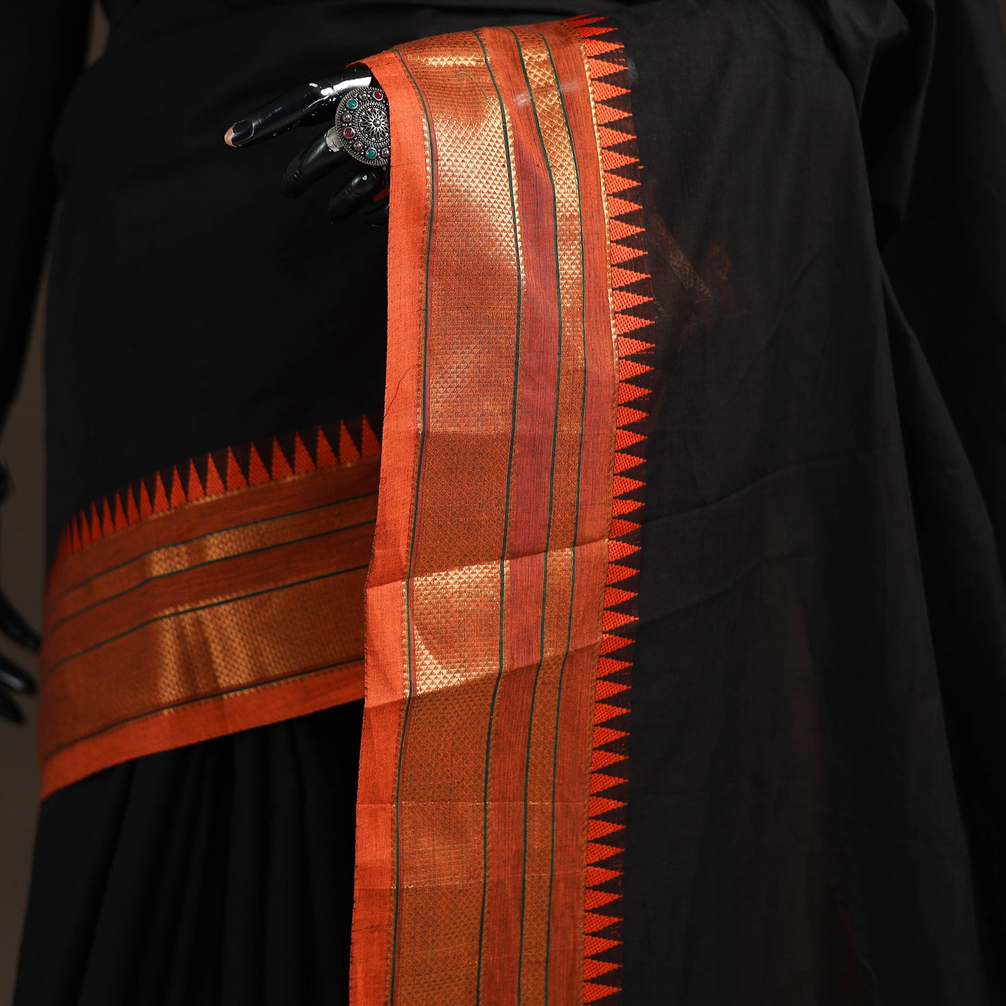 Chettinad Woven Cotton Saree with Border 21