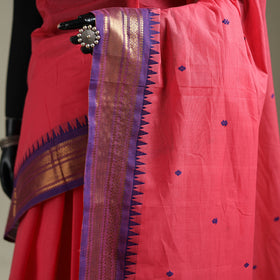 Pink - Kanchipuram Buti Cotton Saree with Border 59