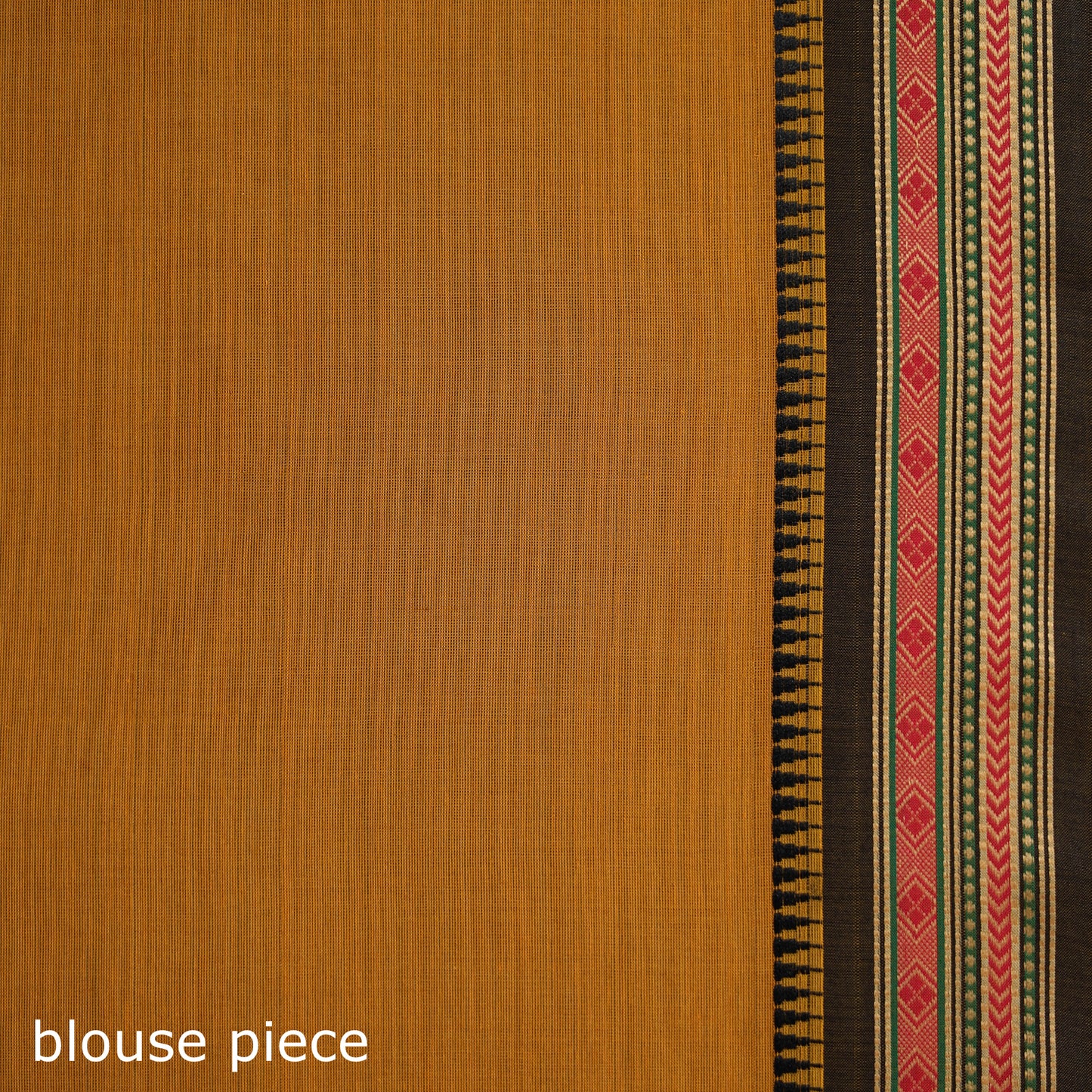 Orange - Chettinad Woven Cotton Saree with Border 22