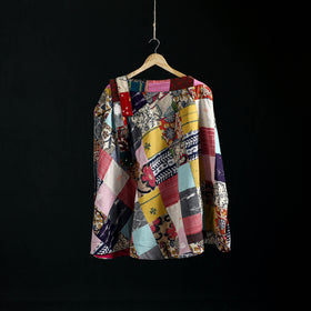 Tukdi Kaam Patchwork Cotton Wrap Around Skirt 12