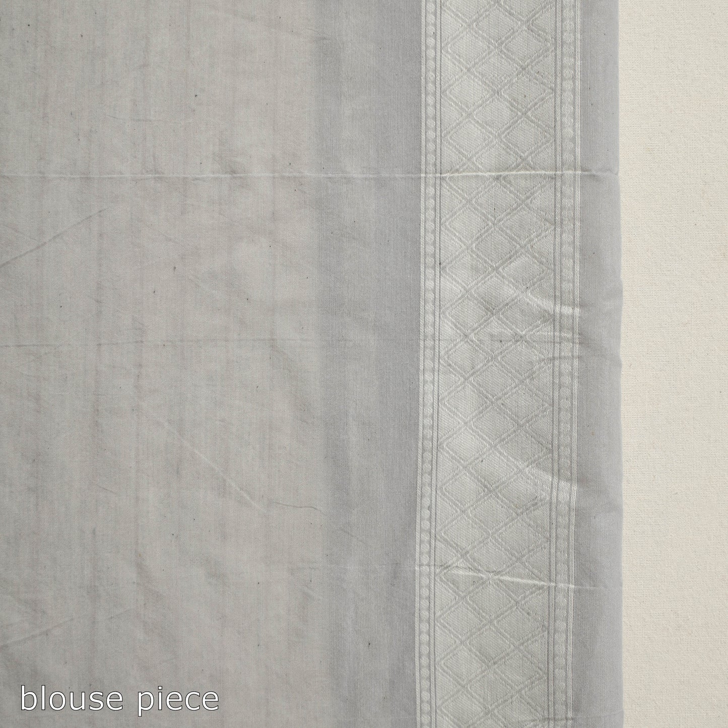 Grey - Banarasi Silk Cotton Cutwork Buti Saree 52